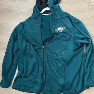 Eagles Zip Up Hoodie with Logo